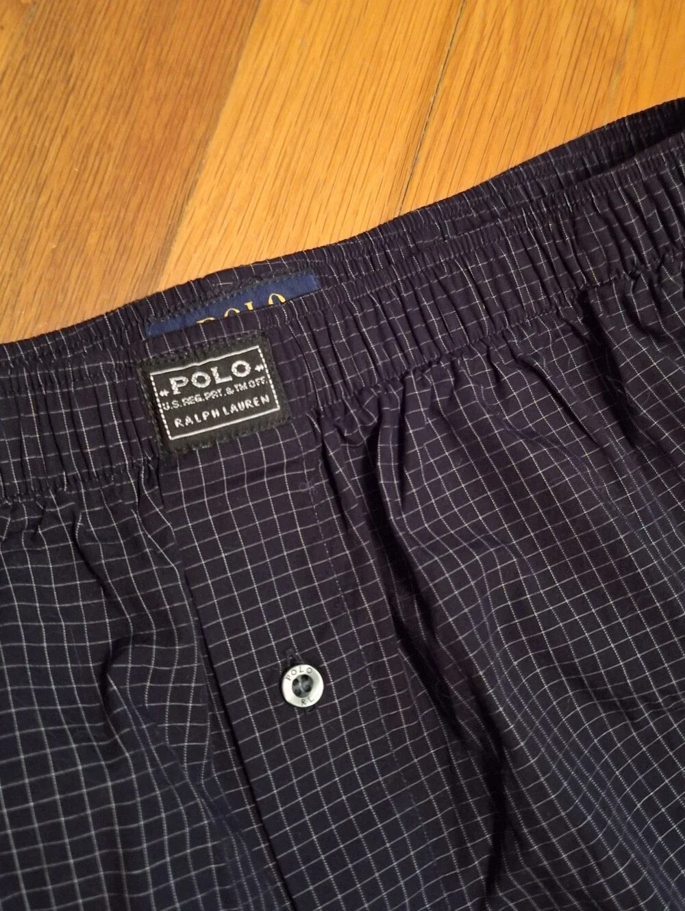 POLO Ralph Lauren Sleepwear Men's Pajama Pants Large Black Plaid Preppy Comfy